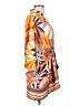 DR2 100% Polyester Orange Kimono Size S - photo 4