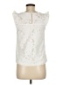 Monteau 100% Polyester Ivory Sleeveless Blouse Size M - photo 2