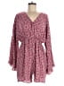 Pink Lily Paisley Burgundy Romper Size M - photo 1