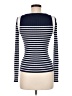 Ann Taylor LOFT Blue Long Sleeve Top Size M - photo 2