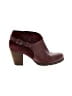 Clarks Burgundy Ankle Boots Size 11 - photo 1