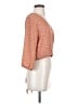 Veronica M. 100% Polyester Polka Dots Orange 3/4 Sleeve Blouse Size S - photo 4