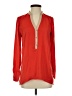 Willi Smith 100% Polyester Red Long Sleeve Blouse Size XS - photo 1
