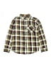 Levi's Plaid Yellow Long Sleeve Button-Down Shirt Size 10 - 12 - photo 1