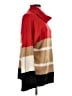 H By Halston Color Block Red Turtleneck Sweater Size L - photo 4