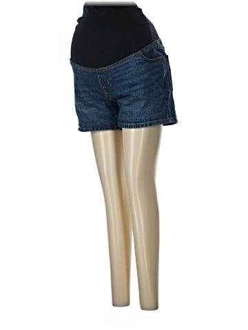 Isabel Maternity Denim Shorts (view 1)