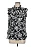 Ann Taylor LOFT 100% Polyester Black Sleeveless Blouse Size M - photo 1