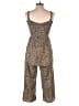 Shein 100% Polyester Animal Print Brown Jumpsuit Size L - photo 2