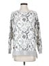 Simply Southern Print Silver Pullover Sweater Size S - photo 1