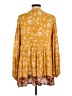 Easel 100% Rayon Yellow Long Sleeve Blouse Size M - photo 2