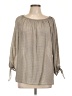 Fred David Gray 3/4 Sleeve Blouse Size L - photo 1