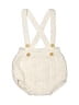 Cyrillus Ivory Overall Shorts Size 3-6 mo (estimated) - photo 1