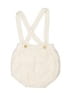 Cyrillus Ivory Overall Shorts Size 3-6 mo (estimated) - photo 2