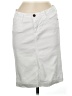 Acquaverde Solid White Casual Skirt Size EU 40 / US 10 - photo 1