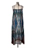 rue21 100% Polyester Print Blue Casual Dress Size XL - photo 2