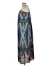 rue21 100% Polyester Print Blue Casual Dress Size XL - photo 5