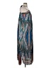 rue21 100% Polyester Print Blue Casual Dress Size XL - photo 4