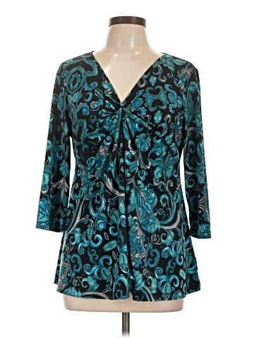 Ellen Tracy 3/4 Sleeve Blouse (view 1)