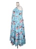 Unbranded 100% Polyester Floral Blue Casual Dress Size XXL - photo 5