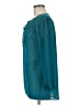 Matilda Jane 100% Polyester Teal 3/4 Sleeve Blouse Size M - photo 5