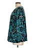 Ellen Tracy Teal 3/4 Sleeve Blouse Size L - photo 5
