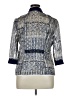 R&M Richards 100% Polyester Metallic Silver Jacket Size 14 Petite - photo 2