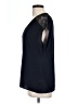 Banana Republic 100% Polyester Black Short Sleeve Top Size L - photo 5