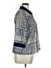 R&M Richards 100% Polyester Metallic Silver Jacket Size 14 Petite - photo 4