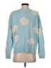 Ann Taylor LOFT Floral Blue Pullover Sweater Size S - photo 2