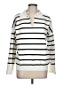 Fashion Stripes Ivory Pullover Sweater Size L - photo 1