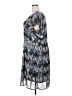Signature 100% Polyester Print Blue Casual Dress Size 2X - photo 5