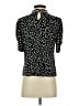 CeCe Black Short Sleeve Blouse Size S - photo 2