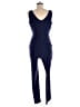Nine West Solid Blue Jumpsuit Size 8 - photo 2