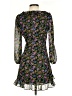 Likely 100% Polyester Floral Black Cocktail Dress Size 0 - photo 2