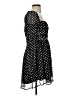 Lucy Paris 100% Polyester Polka Dots Black Cocktail Dress Size XS - photo 4