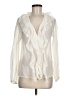 Unbranded 100% Polyester Ivory Long Sleeve Blouse Size M - photo 1