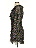 Likely 100% Polyester Floral Black Cocktail Dress Size 0 - photo 5