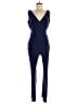 Nine West Solid Blue Jumpsuit Size 8 - photo 1