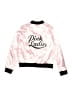 Assorted Brands 100% Polyester Metallic Pink Track Jacket Size 8 - 10 - photo 2