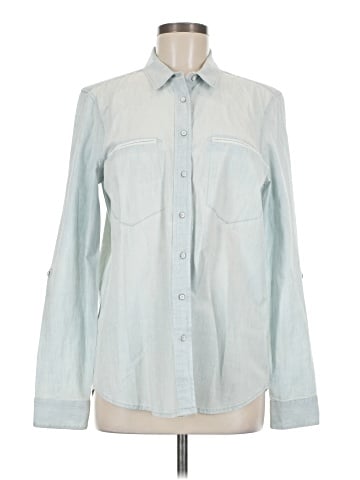 CALVIN KLEIN JEANS Long Sleeve Button-Down Shirt (view 1)