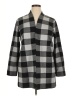 Talbots Checkered-gingham Gray Wool Coat Size XL - photo 1