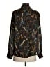 CATHERINE Catherine Malandrino 100% Polyester Paisley Graphic Multi Color Black Long Sleeve Blouse Size S - photo 2
