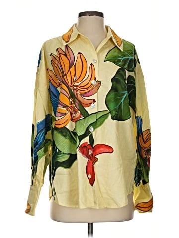 FARM Rio Long Sleeve Blouse (view 1)