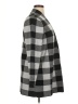 Talbots Checkered-gingham Gray Wool Coat Size XL - photo 4