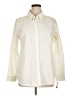 Talbots Outlet Polka Dots Ivory Long Sleeve Button-Down Shirt Size XL - photo 1