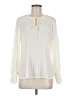 Simply Vera Vera Wang 100% Polyester Ivory Long Sleeve Blouse Size M - photo 1