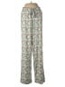Mia + Tess Paisley Silver Casual Pants Size M - photo 1
