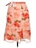 B. Moss 100% Polyester Floral Orange Casual Skirt Size 10 - photo 2