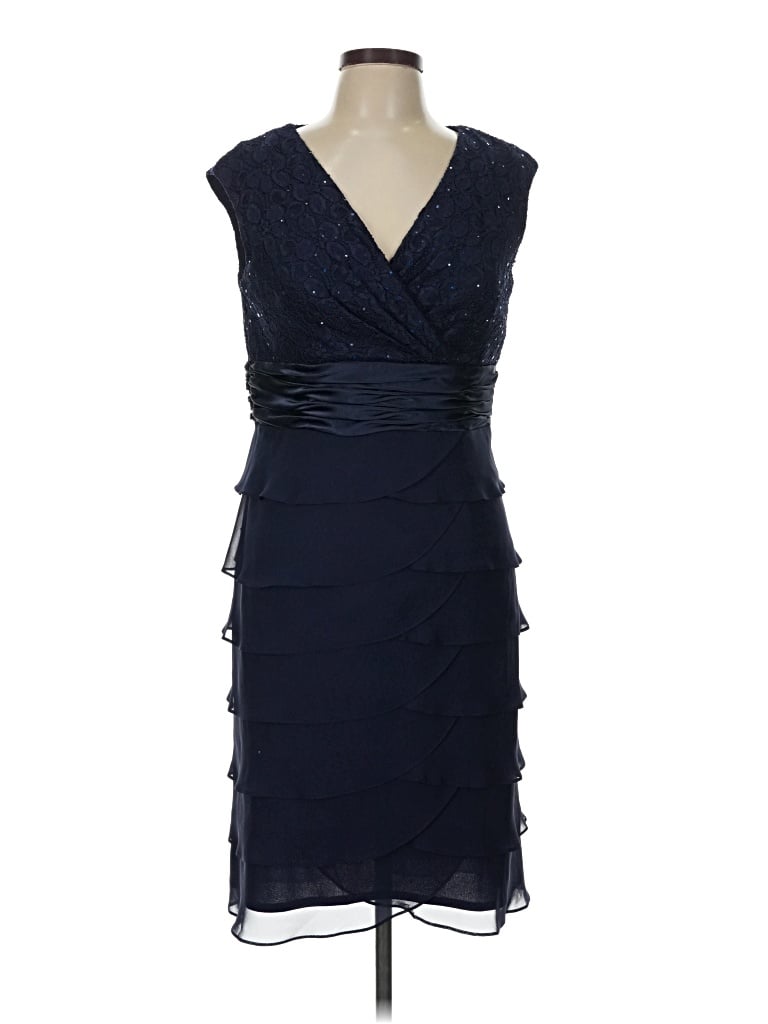 Pre-owned Jessica Howard Cocktail Dress In Blue