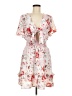 Unbranded Floral White Casual Dress Size M (estimated) - photo 1